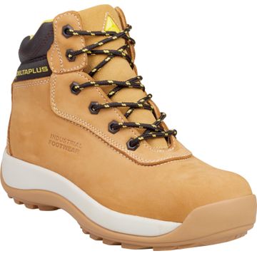 SAFETY BOOTS NUBUCK LEATHER BEIGE 43