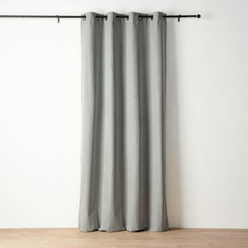 Kendall blackout curtain  dual heading tape green  140 x 260 cm