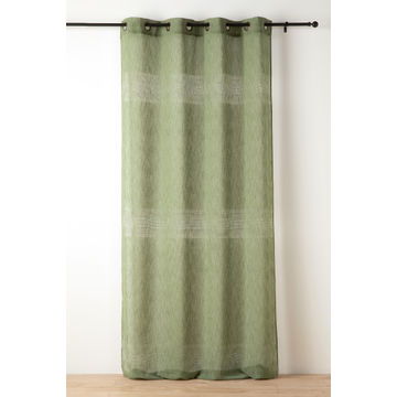 Serena curtain dual heading tape bottle green 140 x 260 cm