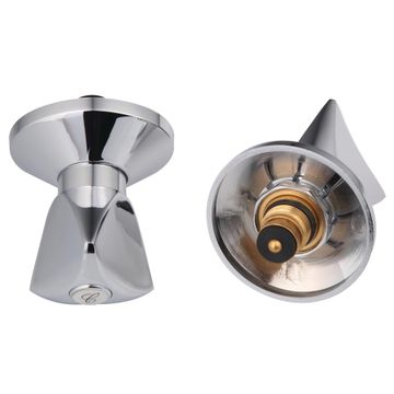 HEADPART TRIANGLE 15MM SHOWER TAPS PAIR
