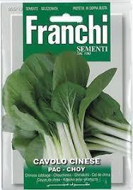 Seed, Pac-Coy/Cavolo Cinese, FRANCHI SEMENTI