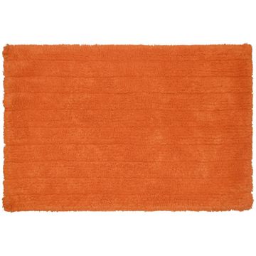 Bath mat woven cotton SENSEA  Milano orange 40X60CM