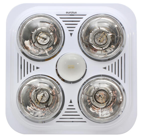 Eurolux bathroom heater white 275w