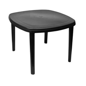 Gold Sun  Plastic Patio Table Ebony L90cmxW85cmxH70cm