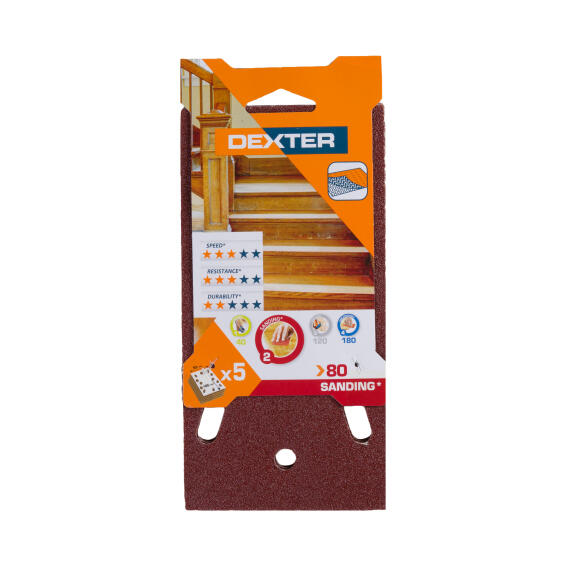 univ abr wood G80 DEXTER 5 pieces 93x185mm