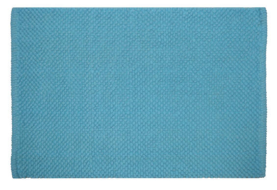 Bath mat cotton SENSEA Bubble2 Blue 50x80cm