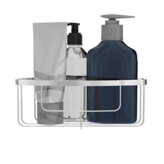 Sensea Essential Corner Shower Caddy Wall Mounted Chrome