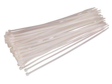 Cable tie HELLERMANNTYTON white 198mm x 7mm x 100