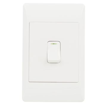 Switch WACO white 1 lever 1 way 2x4