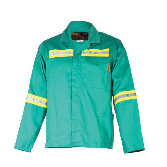 Safety Jacket Dromex Conti Reflective For Flame Protection Green Size 32