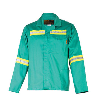 Safety Jacket Dromex Conti Reflective For Flame Protection Green Size 32