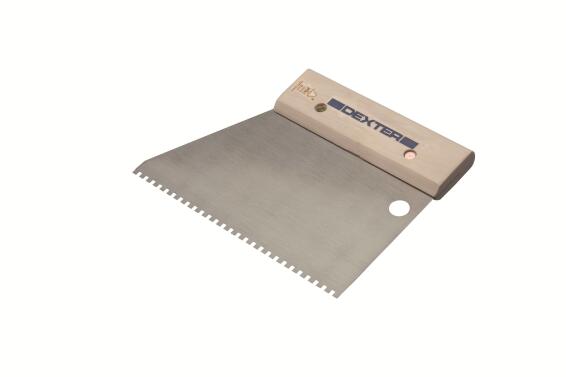 Knife For Glue W/Sq Teeth Dexter 18Cm