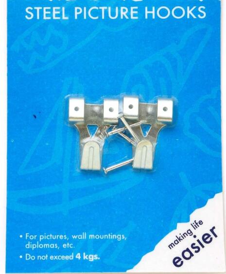 Picture pins steel double 2pc dejay