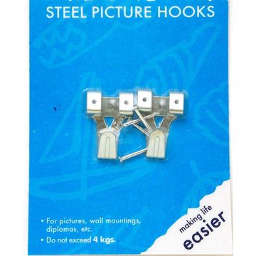 Picture pins steel double 2pc dejay