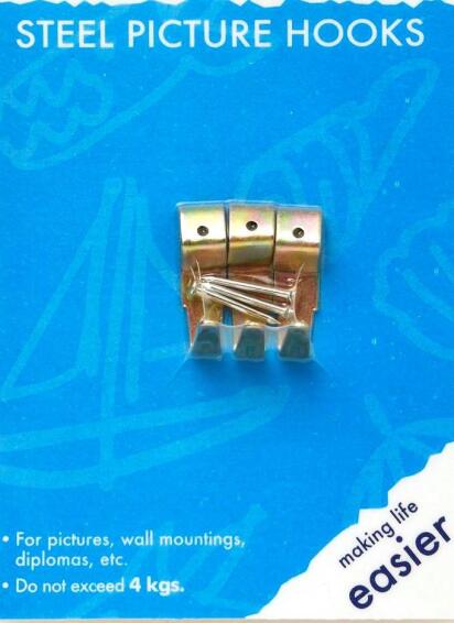 Picture pins steel single 3pc dejay
