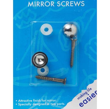Mirror screws dome 2pc dejay