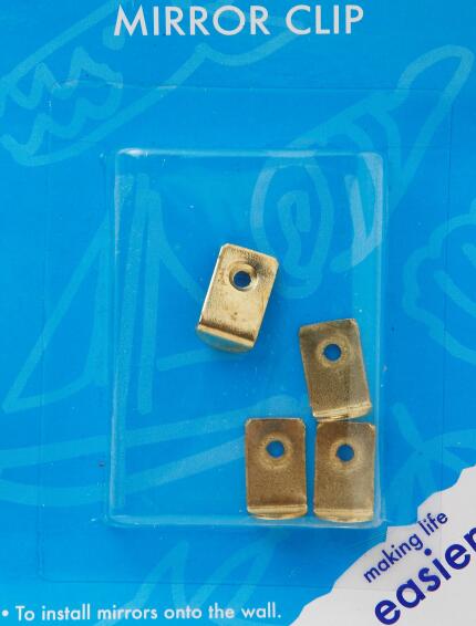 Mirror clip eb 1 hole 4pc dejay