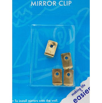 Mirror clip eb 1 hole 4pc dejay
