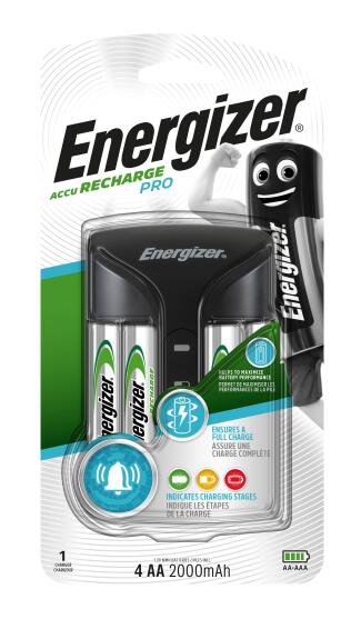 battery charger pro with 4 x 2000mah aa