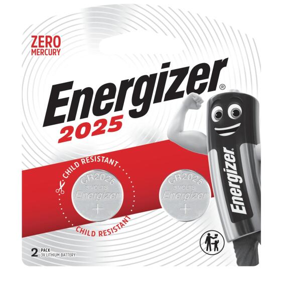 battery lithium coin 2025 2 Pack
