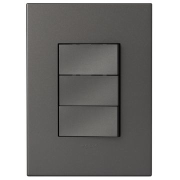 Switch LEGRAND 3 lever 1 way magnesium