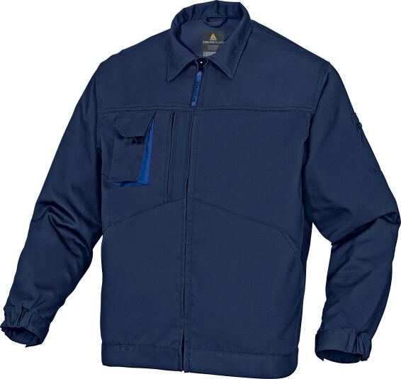 Work Jacket Deltaplus Polycotton Navy Size 3Xlarge
