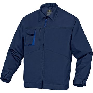 Work Jacket Deltaplus Polycotton Navy Size 3Xlarge