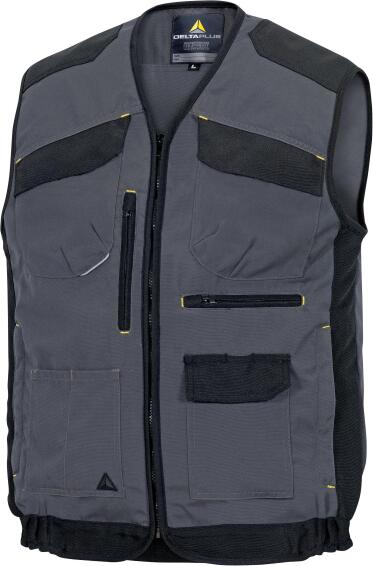 Work Vest Deltaplus Mach5 Grey & Black Size 3Xlarge