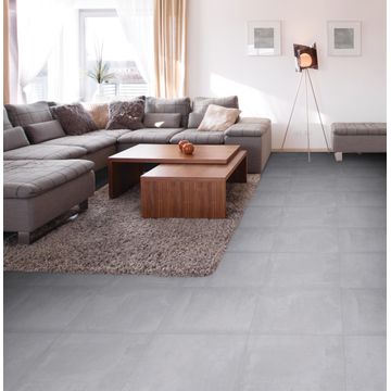 Floor tile ceramic concreta grey 60cm x 60cm (2.16m2/box)