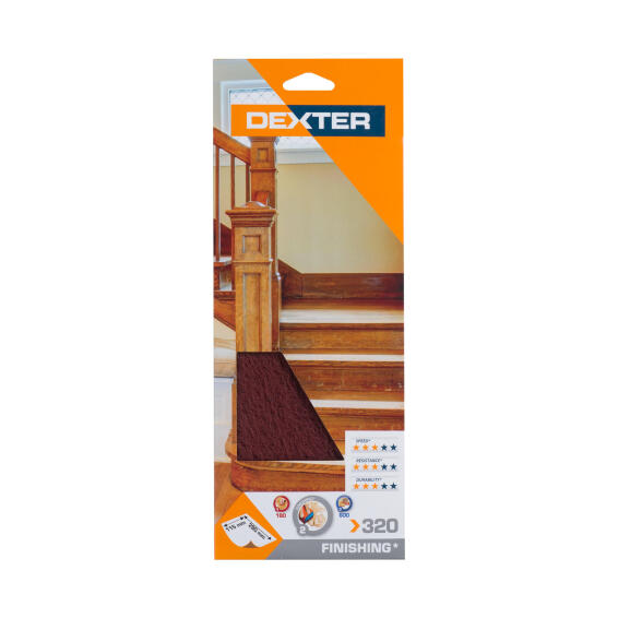Non-woven abr wood g320 DEXTER 115x280mm