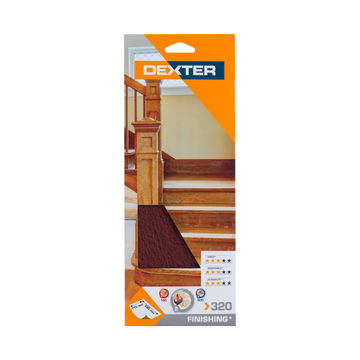 Non-woven abr wood g320 DEXTER 115x280mm