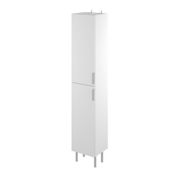 Sensea Easy Freestanding Bathroom Cabinet Column With 2 Doors White W35cmxD31.8cmxH188.9cm