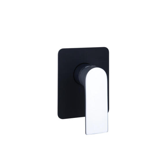 Bijiou Geneva Shower Mixer Chrome Black