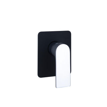Bijiou Geneva Shower Mixer Chrome Black