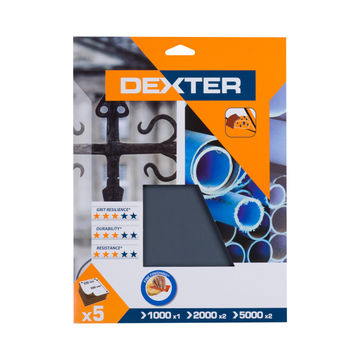 Metal 1000 2000 5000 DEXTER 5 pieces 230x280mm
