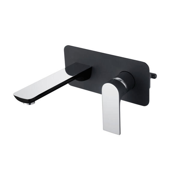 Basin Spout Bijiou Chrome Black