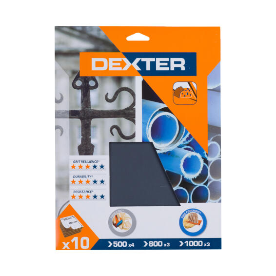 metal 500 800 1000 DEXTER 5 pieces 230x280mm