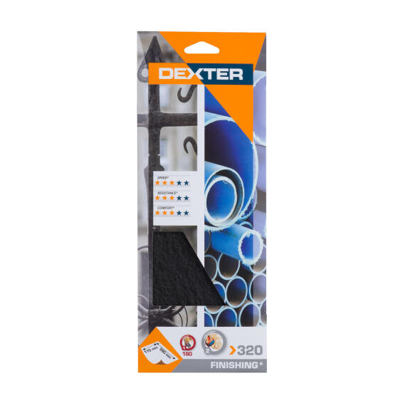 Non-wove abrasive metal G320 DEXTER 115x280mm