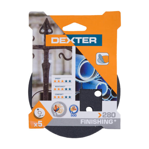 Hole san disc metal G280 DEXTER 5 pieces d125mm