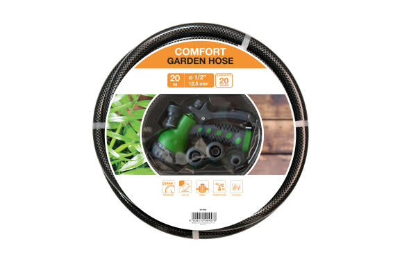 Geolia Hose Pipe Comfort 12.5mmx20m (Includes Fittings)