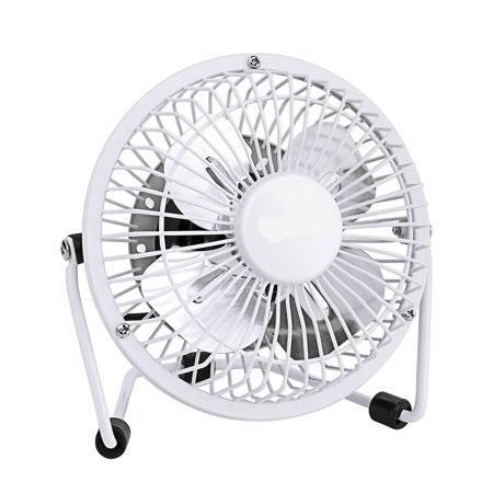 Mini desk fan metal 10cm 15w white Equation