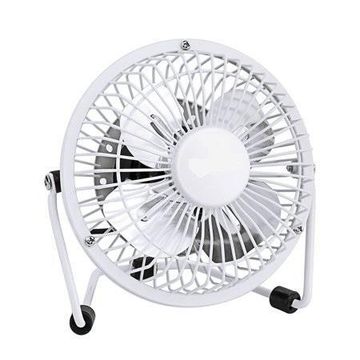Mini desk fan metal 10cm 15w white Equation
