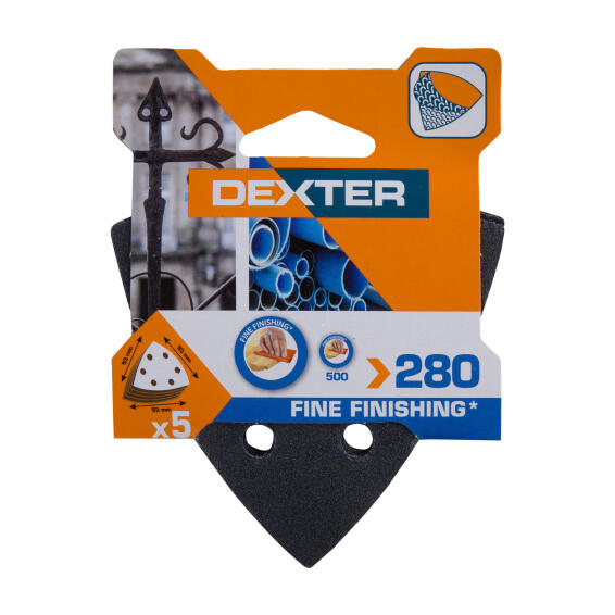 Delta sand G280 metal/ DEXTER 5 pieces 93x93mm