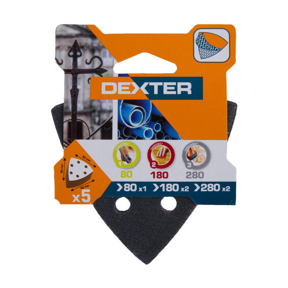 Delta sand metal 1x80 2x180 2x280 DEXTER 93x93mm