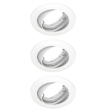 RECESS RING KIT3 GU10 MAX 10W ALU ADJ MW