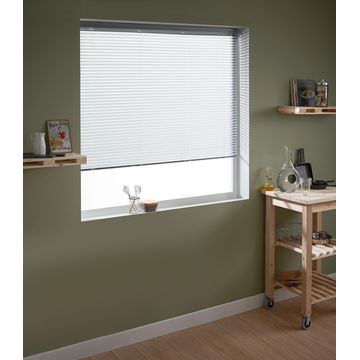 Aluminium venetian blind san francisco 25mm chrome 120x175cm