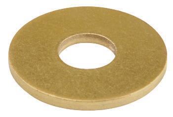 Washer brass 6.4x18x1.6mm 10pc standers