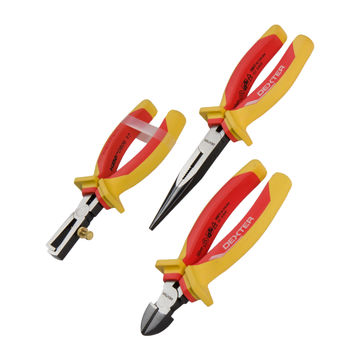 DEXTER-Set of 3 insulated pliers 