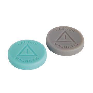 Magnet discs in silicone 19x4mm 4pc