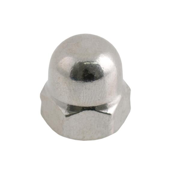 Dome nuts stainless steel 5mm 10pc standers